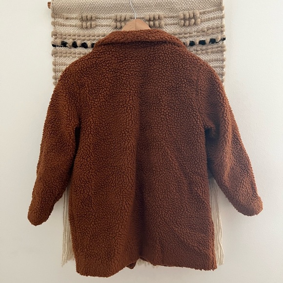 Cotton On Kids Teddy Coat - Rich Brown - Picture 3 of 10